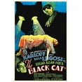 thumbnail image 2 of Hollywood Photo Archive 13x18 Gold Ornate Wood Framed with Double Matting Museum Art Print Titled - Black Cat Poster,  1934, 2 of 4