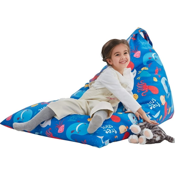 Nobildonna Housse de Fauteuil Poire de Rangement pour Toutous pour Enfants et Ados (Sans Remplissage) 250 L Lavable Grande Housse de Fauteuil Poire pour Organiser la Chambre des Enfants, les Peluches Ou la Maison Ro