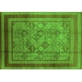 thumbnail image 1 of Ahgly Company Indoor Rectangle Oriental Green Industrial Area Rugs, 8' x 10', 1 of 4