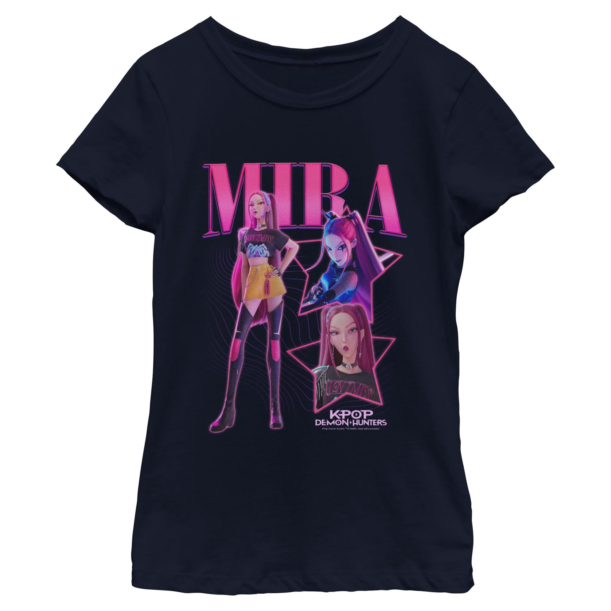 T-shirt Manches Courtes Kpop De-Mon H-Hunters - Unisexe, Coton, Coupe Ample - Tailles XS à 3XL - Pour Fans, Concerts, Quotidien