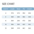 thumbnail image 7 of Women Elastic Waist Casual Wide Leg Jeans Ankle Barrel Capri Denim Pants, 7 of 7