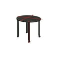 thumbnail image 4 of Regency Kee Medium 36 in. Round Breakroom Table- Neo Walnut Top, Black Mobile Legs, 4 of 6