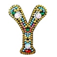 thumbnail image 1 of Christmas Letters Keychain 26 Letters Rhinestone Pendant, 1 of 8
