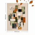 thumbnail image 3 of UXIEQU Abstract Geometric Blocks Canvas Wall Art Print 15.75x11.81 Inches, 3 of 8