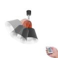 thumbnail image 1 of FSLiving Éclairage sur Rail de type H, Télécommande d'Éclairage de Plafond Noire avec Changement de Couleur RVB Réglable Blanc A19 Ampoule Intelligente Cône Lumineux H Monté sur Rail pour Îlot de Cuisine Vitrine Boule Disco, 1 of 8