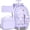 3PCS Purple Girls Rolling Backpack, variant on 3PCS Rolling Backpack for Women, Girls Wheeled Bookbag with Lunch Box for Adults, Water Resistant Roller School Bag for College Teens Kids Travel - Black