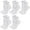 White, variant on TIELUTT Japanese Women's Socks Ruffled Hem Hem Ankle Low Top Socks Exercise Desk Workout Stuff for Women at Home Workout Bands Resistance for Men under Desk Elliptical Pedal Heating Pads for Gloves