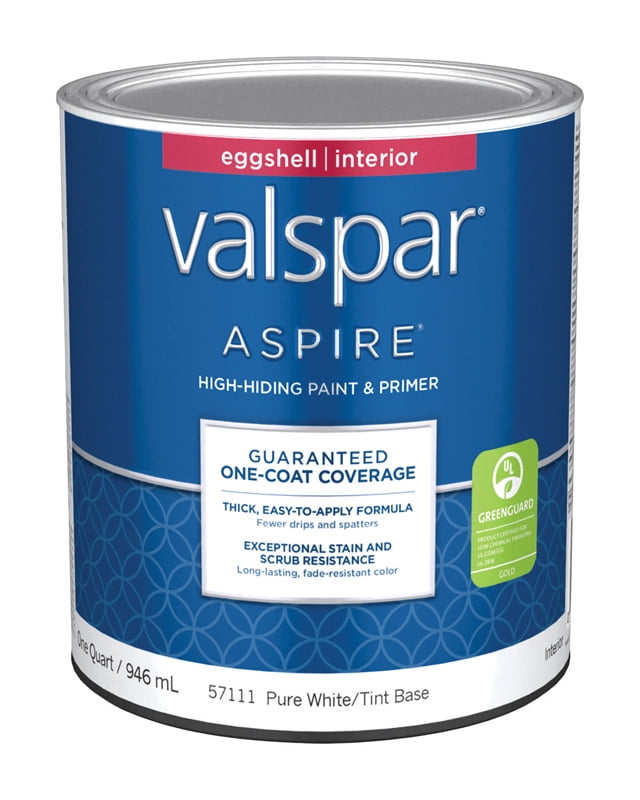 Valspar Aspire Eggshell Tintable Pure White Tint Base Acrylic Latex