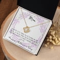 thumbnail image 2 of Mom - Love Knot Necklace - Message Card & Gift Box, 2 of 5
