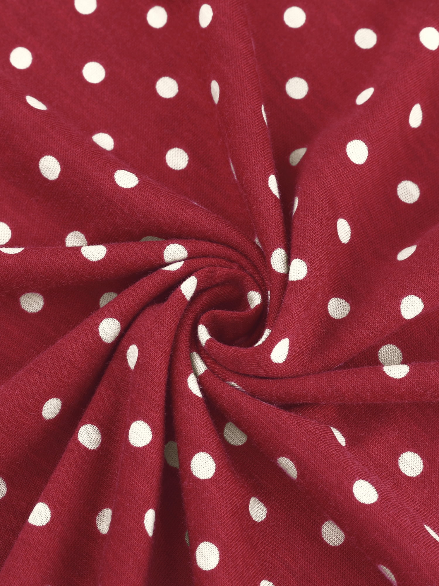 Unique Bargains Women's Plus Pajamas Adjustable Strap Polka Dots Ruffle Nightgown