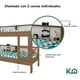 thumbnail image 2 of Litera Doble Individual Base Cama Con Estante KingsHouse cafe, 2 of 7