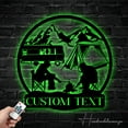 thumbnail image 4 of Handmadetneonsign Custom Camping Metal Wall Art LED Light, Camper Van Tent Metal Sign, Caravan Metal, 4 of 5