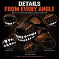 thumbnail image 3 of Halloween Monster Dog Muzzle with Teeth, Scary Muzzle for Dogs with Adjustable Straps, Dog Muzzle for Small Medium Large Dogs, Cosplay Party Costume, 3 of 6