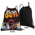 thumbnail image 2 of Stumble Guys Print Drawstring Backpack Sackpack String Bag Cinch Water Resistant Bag for Gym Sport Yoga, 2 of 5