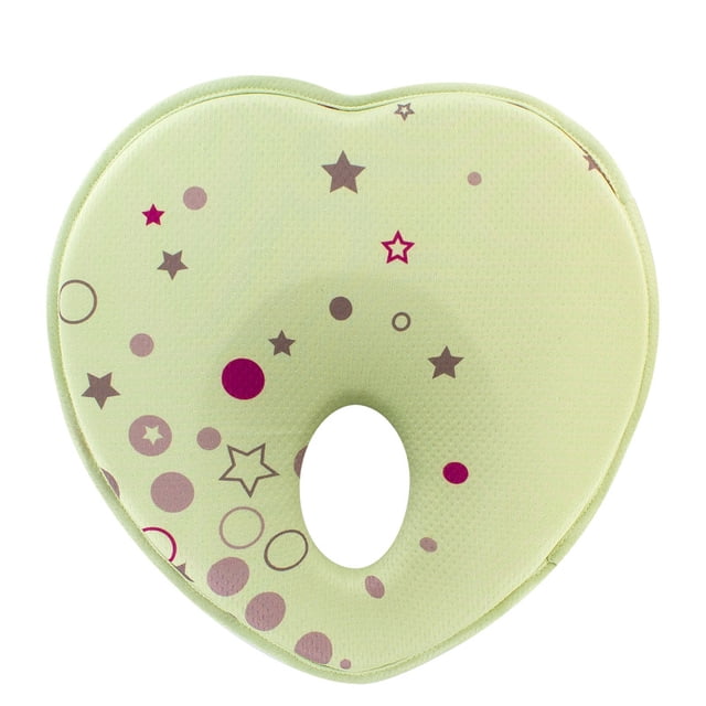 Almohada para bebé Almohada para el cuello para bebé Almohada en forma de corazón para recién nacido oso de fresa Hogar