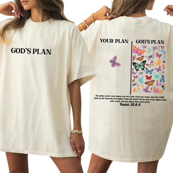 Christian God's Plan Vintage Graphic T-Shirt for Men and Women