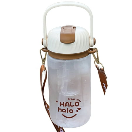 

Straw Water Cup Portable Girls High Value Summer Ultra Light Self Tea Separation Tea Cup Plastic 2023 New