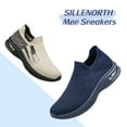 thumbnail image 2 of SILLENORTH Men's Mesh Athletic Sneakers Slip on Walking Shoes Breathable Comfort, 2 of 9