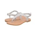 thumbnail image 5 of Girls' Rhinestone Decor Flat Sandals Fashionable Casual T-Strap Sandals Summer Flip Flop Sandals, 5 of 5