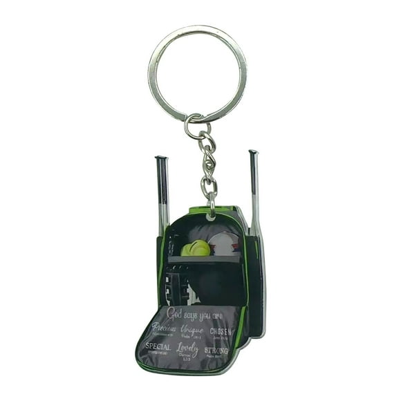 New Mini Baseball Backpack Acrylic Keychain Pendant Backpack