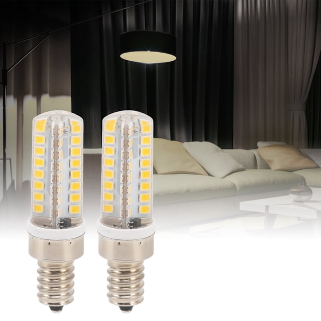 Bulbo LED E14, 3000K de iluminación tibia ahorra de aulpía 5W 230V Eficiencia luminosa Alta 2 pielas bulbo LED LED 64 PC LED para el HOGAR