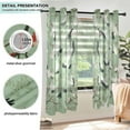 thumbnail image 4 of Cranes Flying Semi Sheer Curtains for Living Room Bedroom Set of 2 Insulated Window Drapes, 4 of 6