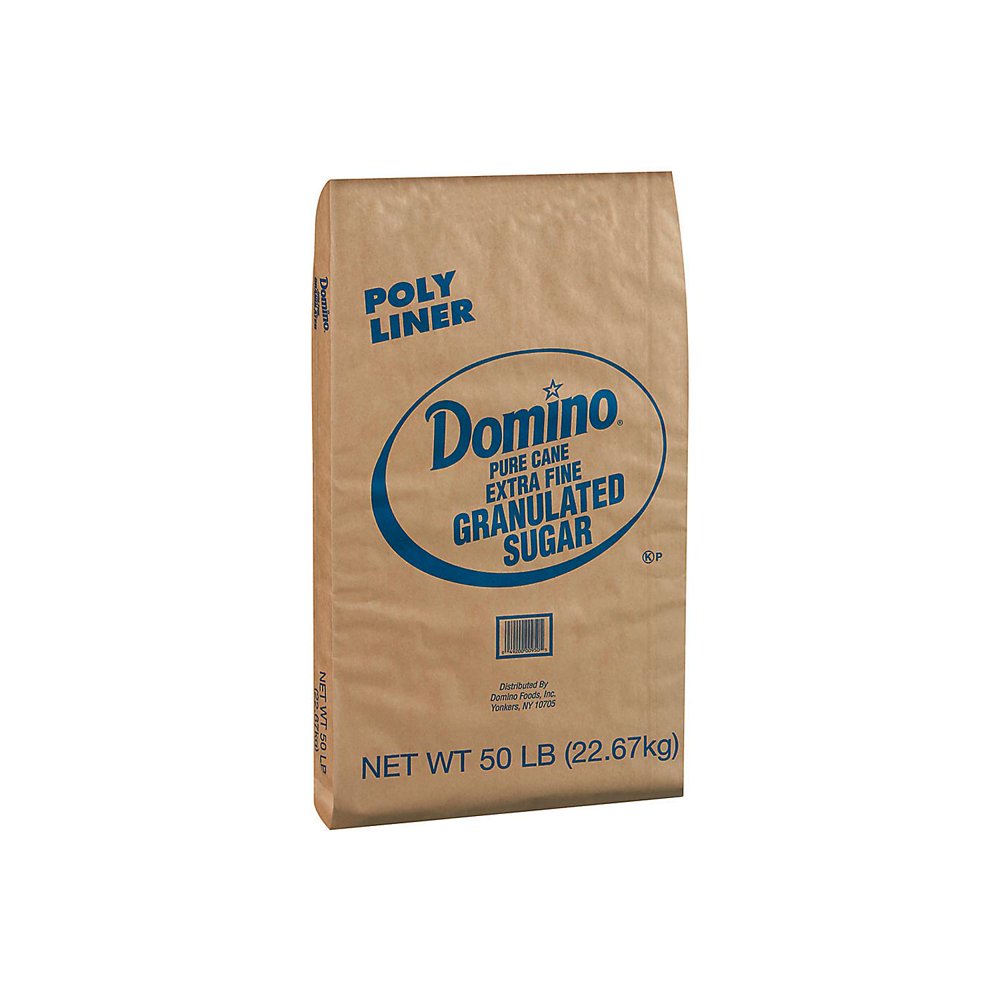 Domino Extra Fine Granulated Sugar 50 lb.