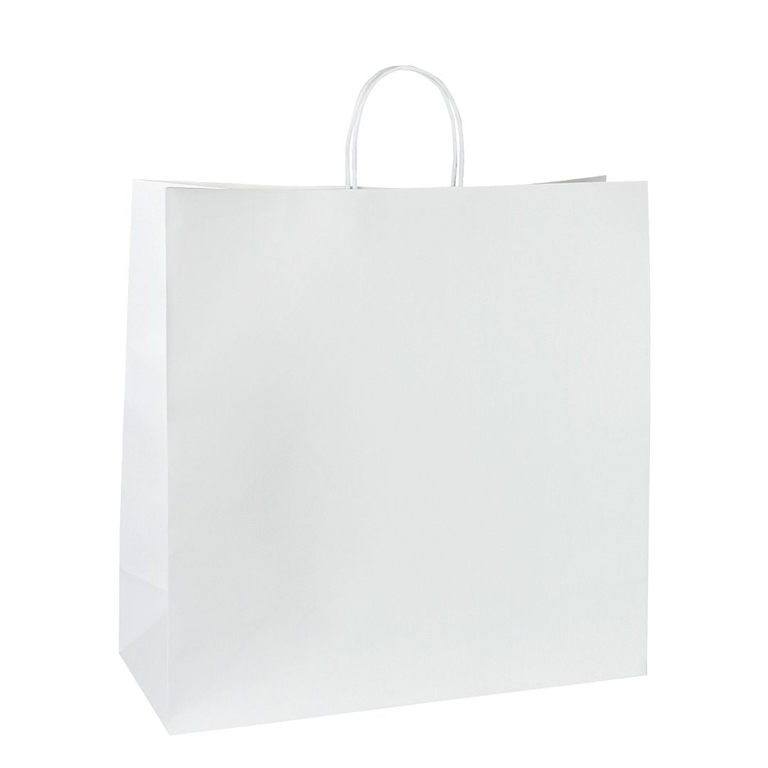 Gift Bags 17.3x5.7x15.7 inch Paper Bags Small Kraft White Gift Bags