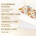 thumbnail image 6 of Peel and Stick Wallpaper Floral Watercolor Soft Pink Yellow White Flowers Wall Mural 23.6in x 9.8ft Self Adhesive Removable Wall Paper Renter Friendly Wallpaper for Bedroom Livingroom Office Studio, 6 of 8