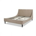 thumbnail image 4 of Sandy Wilson Home Aspen Upholstered Platform Bed Queen Mink Beige, 4 of 11