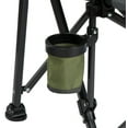 thumbnail image 3 of Luxury Heated Portable Camp Chair - Green/Grey - Great for Camping, Sports and the Beach, 3 of 6