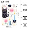 thumbnail image 3 of Cats Candles Roses Leaves Ring Binder Notebook Journey Note Diary College Ruled Spiral Notebook Study Loose Leaf Paper A5 60 Pages, 3 of 8