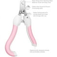 thumbnail image 2 of Pet Nail Clipper Dog Cat Nail Trimmer Labor-Saving Nail Clipper Convenient Dog Grooming Supplies (Pink), 2 of 6