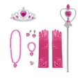 thumbnail image 3 of Accesorios para niñas pequeñas, accesorios de princesa, diadema rosa, corona, peluca, collar, fiesta, Aurora, Cosplay, trajes de vestir, 3 of 5