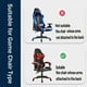 thumbnail image 4 of Nvzi Gaming Chair Cover Cat Scratch Proof Jacquard, Soft Spandex Gaming Chair Slipcovers Arms Attached Washable for Office Chair (Dark Grey B), 4 of 4