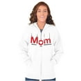 thumbnail image 3 of Funny Mom Master of Multitasking Womens Plus Size Graphic Zipper Hoodie Brisco Brands 5X, 3 of 5