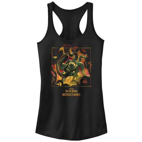 Junior's Marvel Doctor Strange in the Multiverse of Madness Rampaging Gargantos  Racerback Tank Top Black 2X Large