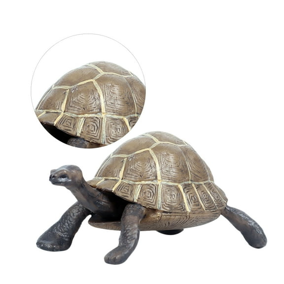 DRAFIDEEP Home Tabletop Statue Decorations 1Pack Tortoise Ornament Multi Color Plastic Desk Decoration