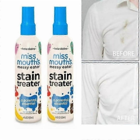 2 unidades de spray quitamanchas Miss Mouth's Messy Eater de 120 ml (modelo 2025)