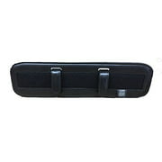 TUFF Backed Up Back Support Black Plain With 2 Keepers Fits Duty Belts up to 2.25"