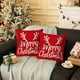 thumbnail image 4 of Decoraciones navideñas, funda de almohada navideña de 17,71 x 17,71 pulgadas, ideal para decoración navideña, ideal para sofás del hogar, funda de almohada de poliéster., 4 of 6