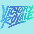 thumbnail image 2 of Junior's Fortnite Victory Royale Gradient Logo Racerback Tank Top Cancun 2X Large, 2 of 4
