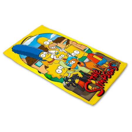 The Simpsons Hand Face Towels for Bathroom Clearance Absorbent Fan Gift Lover Microfiber Quick Dry