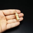 thumbnail image 4 of Mini botella de latón para medicinas, impermeable, portátil, a prueba de agua, para guardar pastillas, para viajes al aire libre, sellada, a prueba de humedad, caja de primeros auxilios, 4 of 5