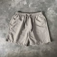 thumbnail image 5 of Workout Shorts Without Liner - 5" Drawstring, Quick-Dry, for Running, Sports, Gym, with Pockets, Running and Training Shorts (Grey, 3XL), 5 of 8