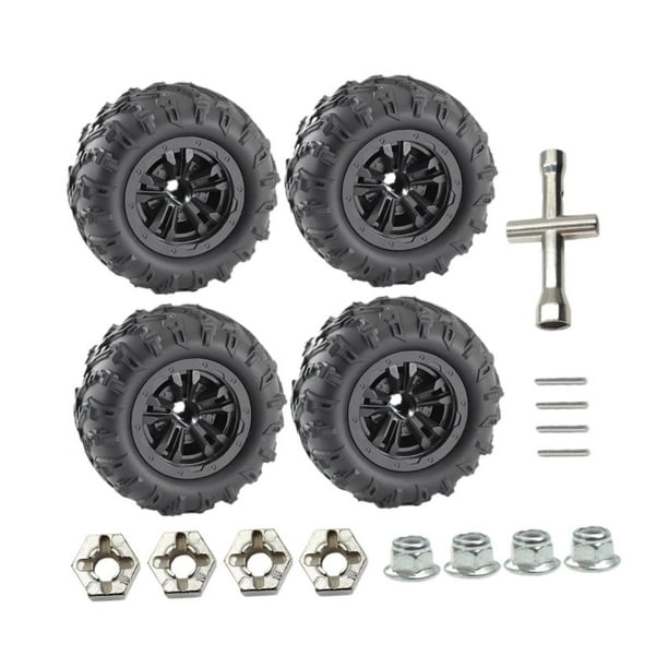 Juego De 4 Neumáticos Ensanchados De 85 Mm Para Coches RC 1/10 – Más Agarre Y Estabilidad Para Tus Aventuras