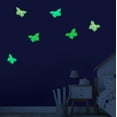 Butterfly Glow Wall Stickers Fluorescent Decal Luminous In Dark Self