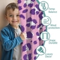 thumbnail image 3 of Blackout Kids Curtains,Pink and Purple Of Leopard Print Childrens Insulated Curtains Set Of 2,Bedroom Essentials,Toddler Room Decor 42"x54", 3 of 5