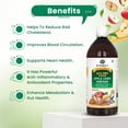 thumbnail image 3 of Dr. Patkar's ACV HRT GOLD Apple Cider Vinegar with Arjuna, Curcumin, Ginger, Garlic & Lemon | 2X Formula Health Shot | Raw & Unfiltered (500 ml), 3 of 7
