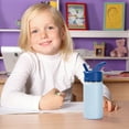 thumbnail image 7 of Fijinhom 12oz Kids Water Bottle with Straw, Stainless Steel, BPA-Free, Leak-Proof, Vacuum Insulated for School or Travel,Blue, 7 of 7